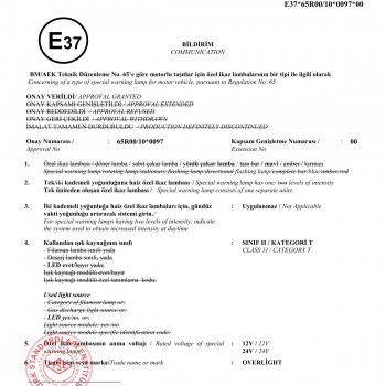 OVERLİGHT E 37 MAVİ